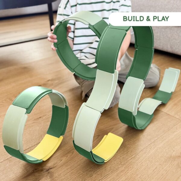Waytoplay Arches Creator Set – 36AR Bögen aus Recyclingkunststoff für Kinder
